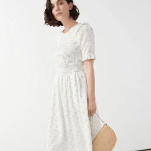 Like New, & Other Stories Lyocell Blend Ruffle Maxi Floral Dress